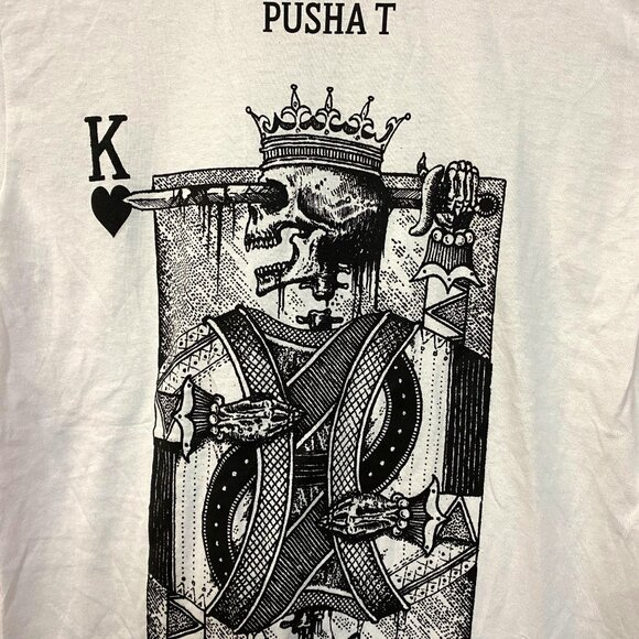 Pusha T Dead King of Hearts Hip-Hop T-Shirt Small - Picture 2 of 4